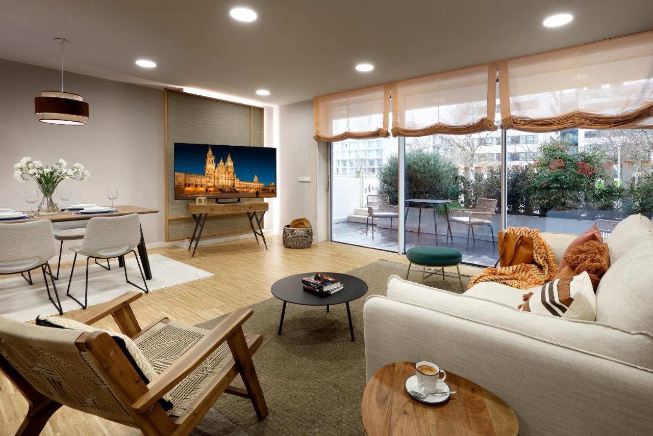サンティアゴ・デ・コンポステーラI Loft Santiago By Upper Luxury Housingアパートメント エクステリア 写真