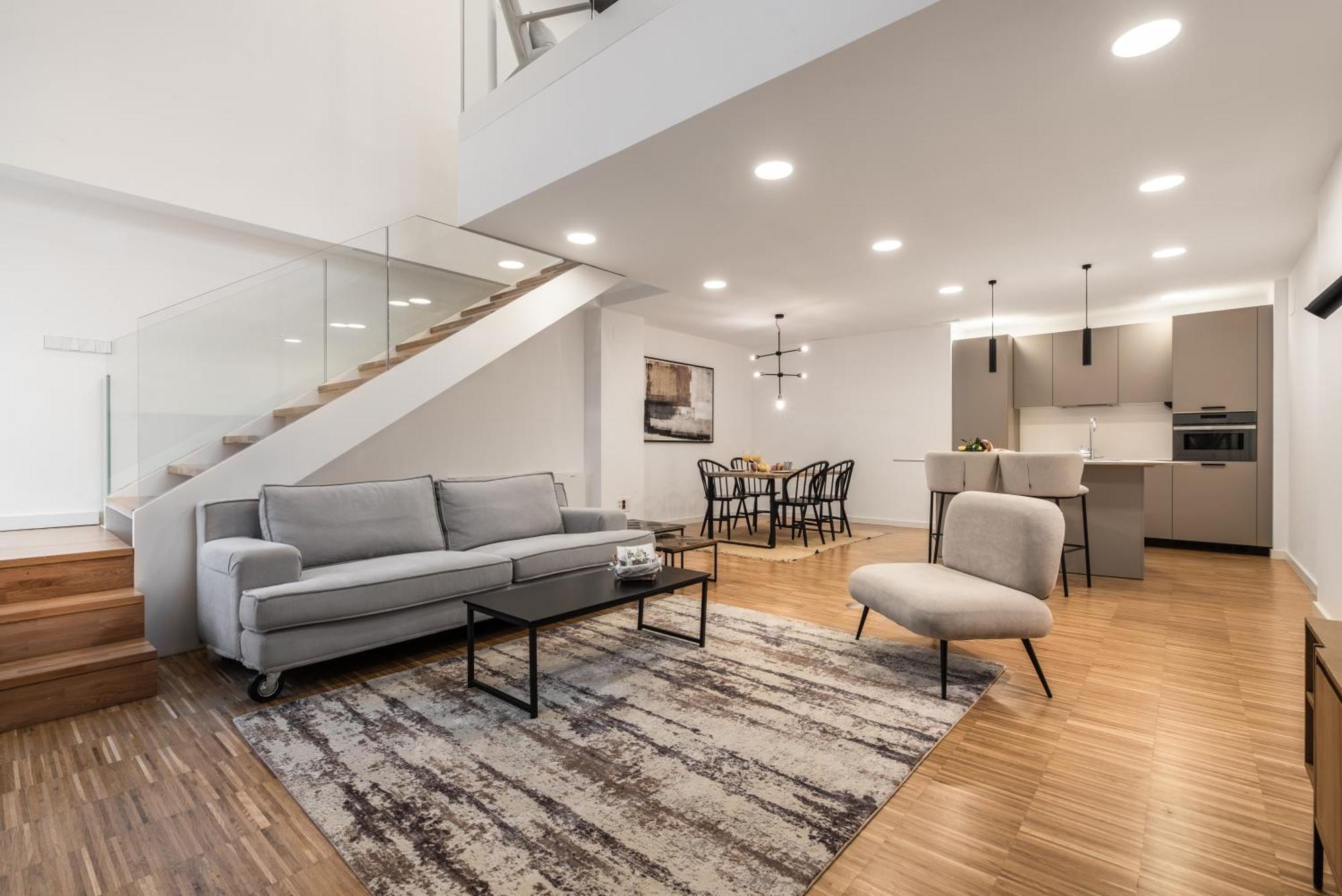 サンティアゴ・デ・コンポステーラI Loft Santiago By Upper Luxury Housingアパートメント エクステリア 写真