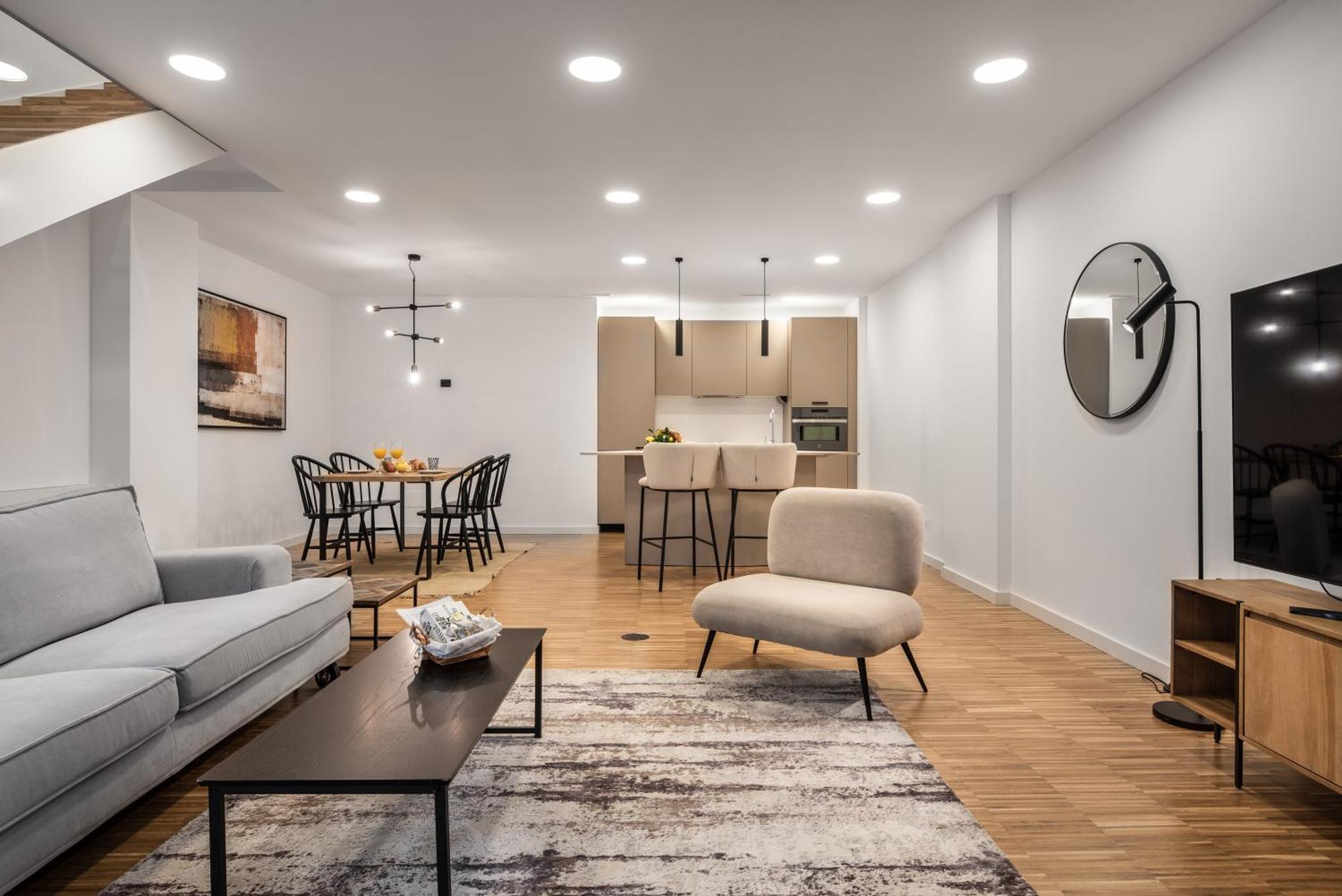 サンティアゴ・デ・コンポステーラI Loft Santiago By Upper Luxury Housingアパートメント エクステリア 写真