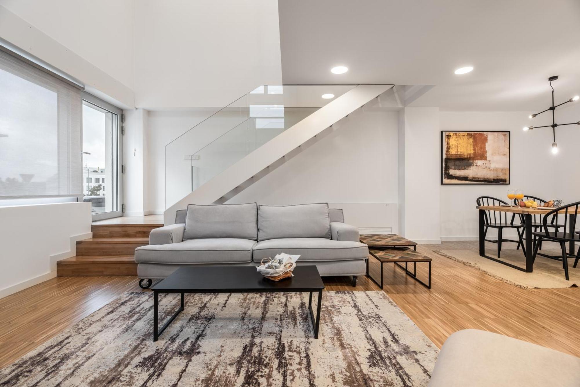 サンティアゴ・デ・コンポステーラI Loft Santiago By Upper Luxury Housingアパートメント エクステリア 写真